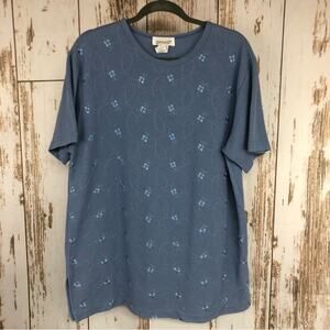 Agenda Embroidered Shirt, Size XL. In excellent condition!